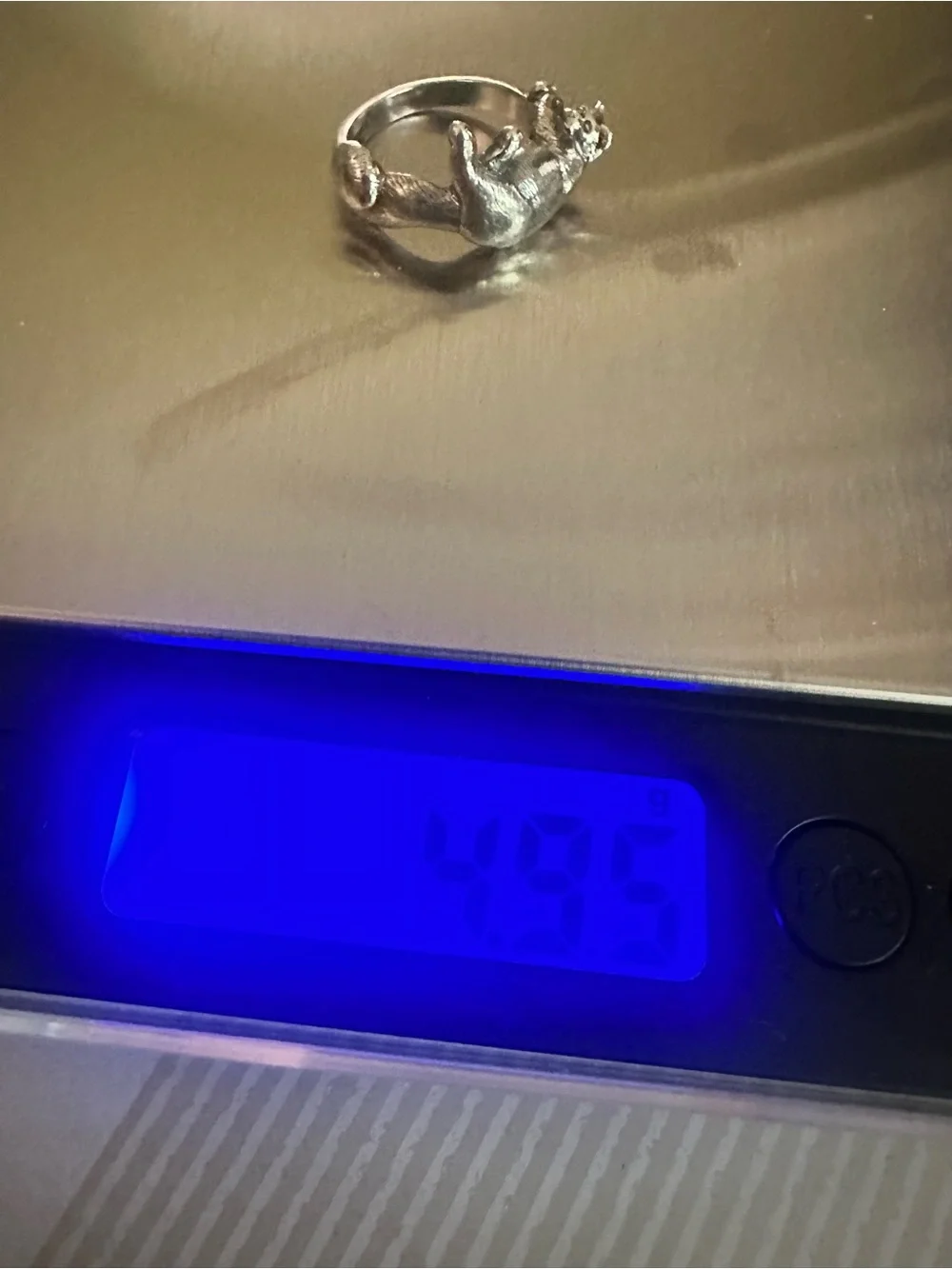 RARE James Avery Retired Cat Ring 925 Sterling Silver Animal Wrap Ring